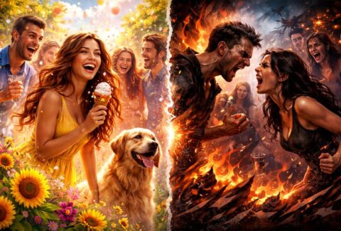 Happiness and Hate Image