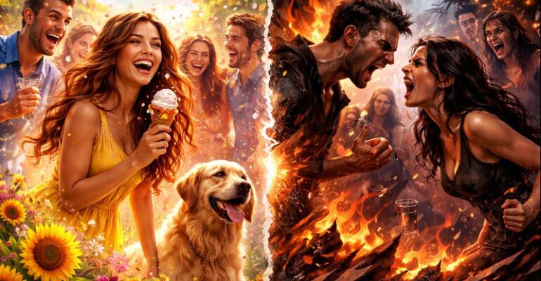 Happiness and Hate Image